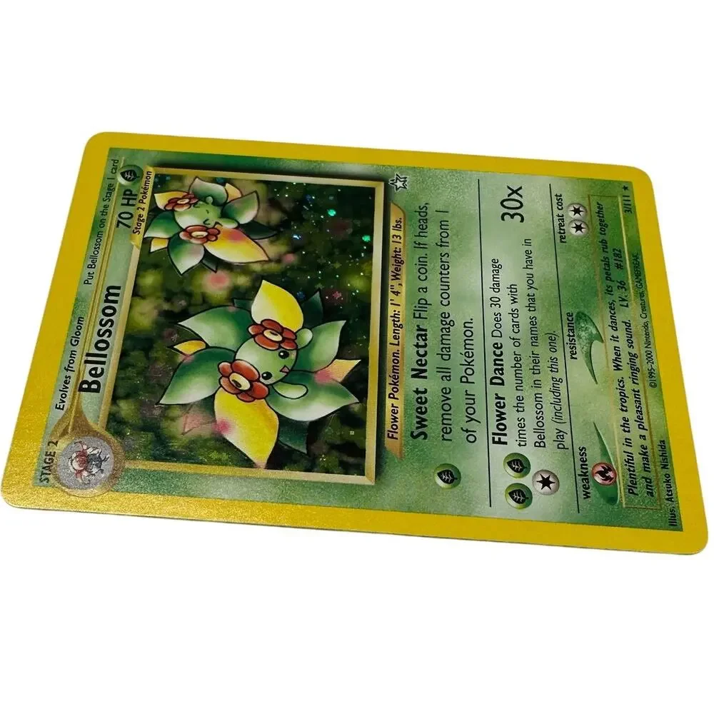 Pokemon TCG Bellossom 3/111 Neo Genesis Holo Rare Card Near Mint